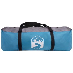 Tente Tipi avec toit Bleu 700 x 700 x 395 cm Polyester et Acier 626019626019