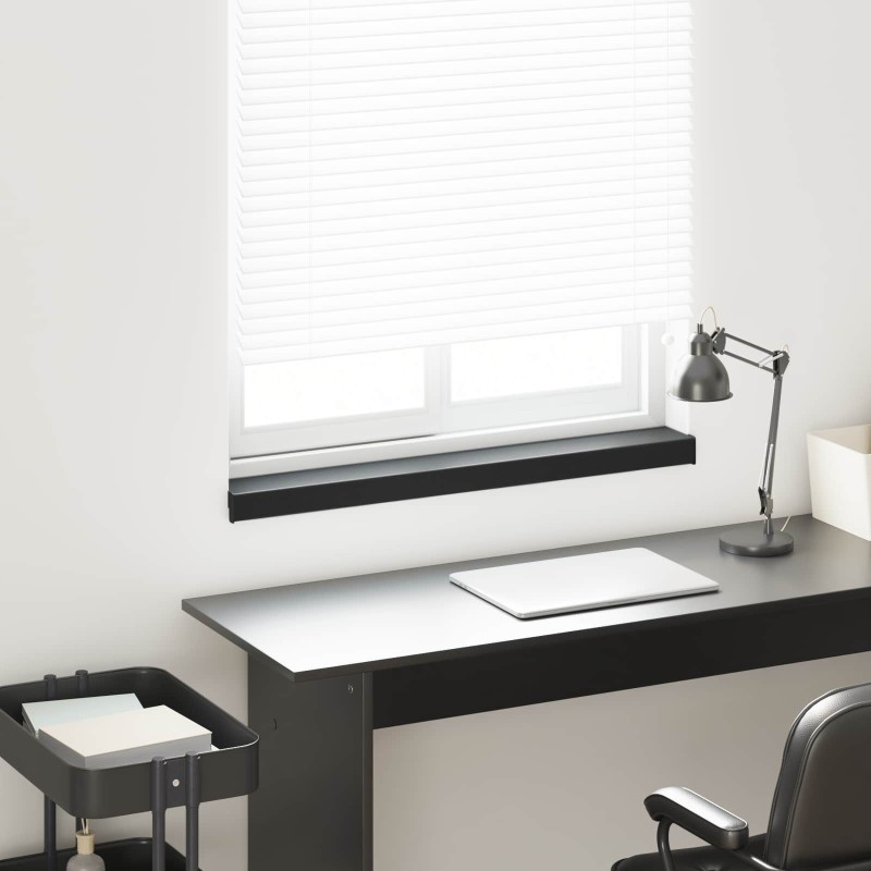 Appui de fenêtre Noir avec grain de bois 80 x 15 x 4,5 cm PVC 626020626020