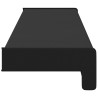 Appui de fenêtre Noir avec grain de bois 80 x 15 x 4,5 cm PVC 626020626020