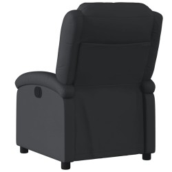 Fauteuil inclinable noir cuir véritable 626022626022