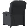 Fauteuil inclinable noir cuir véritable 626022626022