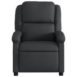 Fauteuil inclinable noir cuir véritable 626022626022