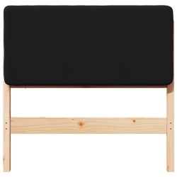 Tête de lit capitonnée Marron et Noir 75 cm Pin massif 626024626024
