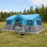 Tente familiale Bleu 487 x 340 x 216 cm Polyester et Acier 626027626027