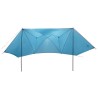 Tente de voiture avec toit Bleu 350 x 250 cm Polyester et Acier 626028626028