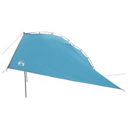 Tente de voiture avec toit Bleu 350 x 250 cm Polyester et Acier 626028626028