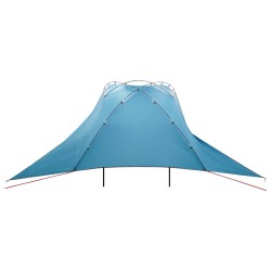 Tente de voiture avec toit Bleu 350 x 250 cm Polyester et Acier 626028626028