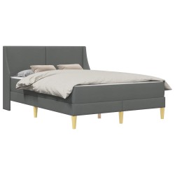 Cadre de lit avec matelas avec tête de lit Polyester 626030626030