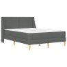 Cadre de lit avec matelas avec tête de lit Polyester 626030626030