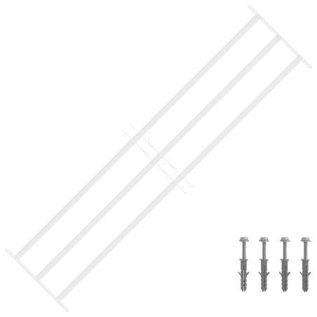 Grille de sécurité pour fenêtres avec 3 barres transversales 626033626033