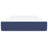 Matelas de lit à ressorts ensachés fermeté moyenne Bleu 90x190x20 cm Tissu 626034626034