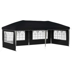 Tente de fête pop-up 575 x 289 x 245 cm Anthracite 626036626036