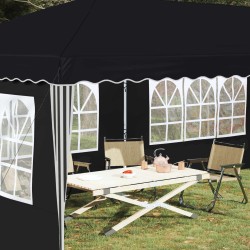 Tente de fête pop-up 575 x 289 x 245 cm Anthracite 626036626036