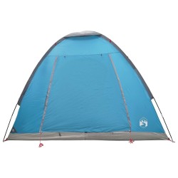 Tente de camping avec toit Bleu 2 personnes Polyester et Acier 626040626040