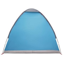 Tente de camping avec toit Bleu 2 personnes Polyester et Acier 626040626040