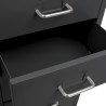 Classeur mobile Anthracite 28x41x109 cm Métal 626041626041