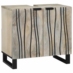 Meuble de Lavabo de Salle de Bain Blanc 62 x 33 x 58 cm 626044626044