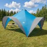 Tente de fête Bleu 400 x 400 x 320 cm Polyester et Acier 626046626046