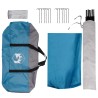Tente de fête Bleu 400 x 400 x 320 cm Polyester et Acier 626046626046