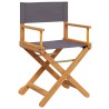 Chaises pliables de jardin lot de 6 gris foncé tissu 626047626047
