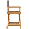 Chaises pliables de jardin lot de 6 gris foncé tissu 626047626047