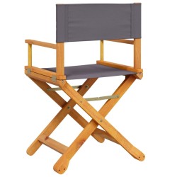 Chaises pliables de jardin lot de 6 gris foncé tissu 626047626047