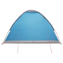 Tente de camping avec toit Bleu 4 personnes Polyester et Acier 626048626048