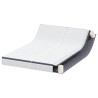 Matelas 2 pcs Blanc et Gris 80 x 200 cm Printemps Bonell 626051626051