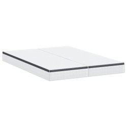 Matelas 2 pcs Blanc et Gris 80 x 200 cm Printemps Bonell 626051626051