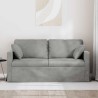Canapé Gris clair 158 x 78 x 80 cm Velours 626055626055