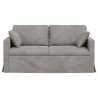 Canapé Gris clair 158 x 78 x 80 cm Velours 626055626055