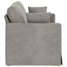 Canapé Gris clair 158 x 78 x 80 cm Velours 626055626055