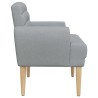 Canapé love seat avec capitonnage en boutons Gris clair Tissu 626056626056
