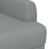 Canapé love seat avec capitonnage en boutons Gris clair Tissu 626056626056