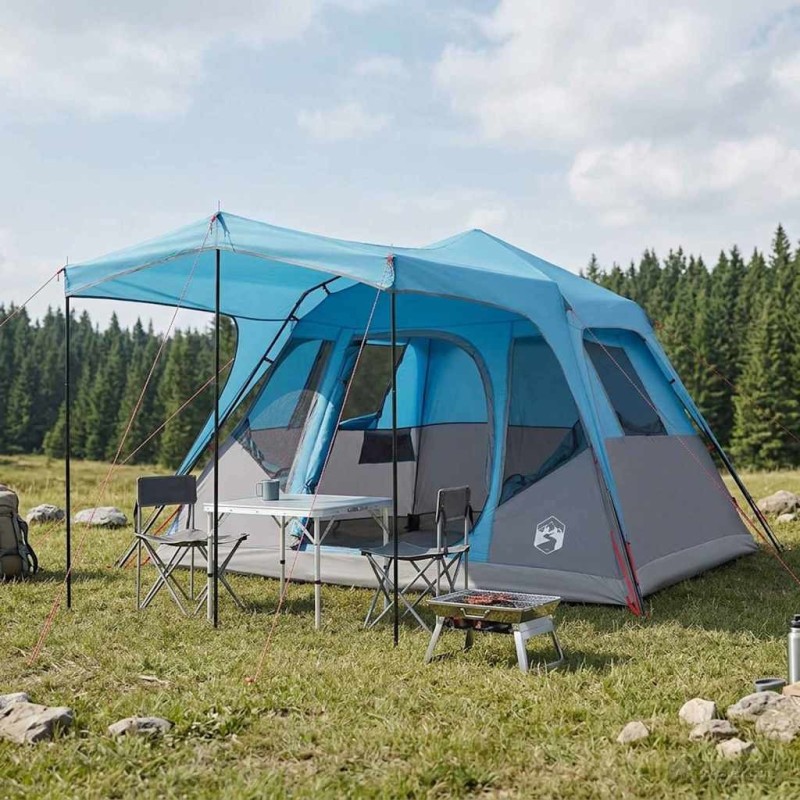 Tente familiale Bleu 305 x 275 x 190 cm Polyester et Acier 626060626060