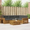 Ensemble de canapés d'extérieur 5 pcs Naturel et Anthracite 626064626064