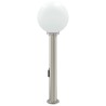 Borne lumineuse avec détecteur et prise 80 cm acier inoxydable IP44 626068626068