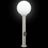 Borne lumineuse avec détecteur et prise 80 cm acier inoxydable IP44 626068626068