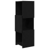 Meuble d'angle Chêne noir 30,5x30x95cm Bois d'ingénierie 626076626076