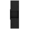 Meuble d'angle Chêne noir 30,5x30x95cm Bois d'ingénierie 626076626076