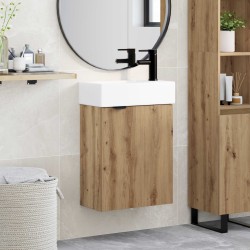 Meuble de salle de bain avec robinet Chêne artisanal 626077626077