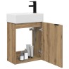 Meuble de salle de bain avec robinet Chêne artisanal 626077626077