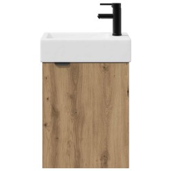 Meuble de salle de bain avec robinet Chêne artisanal 626077626077