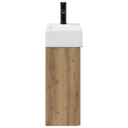 Meuble de salle de bain avec robinet Chêne artisanal 626077626077