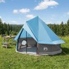 Tente Tipi avec toit Bleu 250 x 250 cm Polyester et Acier 626079626079