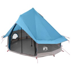 Tente Tipi avec toit Bleu 250 x 250 cm Polyester et Acier 626079626079