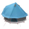 Tente Tipi avec toit Bleu 250 x 250 cm Polyester et Acier 626079626079