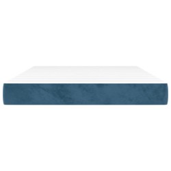 Matelas de lit à ressorts ensachés fermeté moyenne Bleu foncé 140x190x20 cm 626085626085