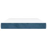 Matelas de lit à ressorts ensachés fermeté moyenne Bleu foncé 140x190x20 cm 626085626085