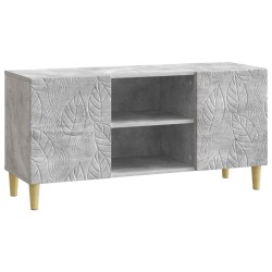 Meuble TV 102 x 34,5 x 50 cm Gris béton Bois d'ingénierie 626092626092